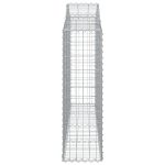 Coș gabion arcuit 200x30x100/120 cm fier galvanizat