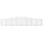 Coș gabion arcuit 400x30x60/80 cm fier galvanizat