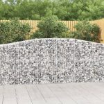 Coș gabion arcuit 400x50x100/120 cm fier galvanizat