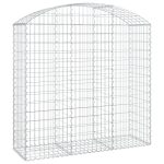 Coș gabion arcuit, 150x50x140/160 cm, fier galvanizat