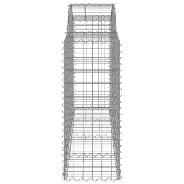 Coș gabion arcuit 200x50x100/120 cm fier galvanizat