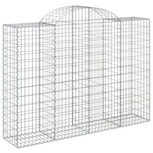 Coș gabion arcuit, 200x50x140/160 cm, fier galvanizat