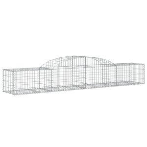 Coș gabion arcuit, 300x50x40/60 cm, fier galvanizat