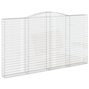 Coș gabion arcuit 400x30x220/240 cm fier galvanizat