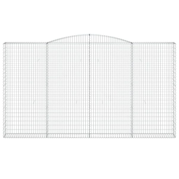 Coș gabion arcuit 400x30x220/240 cm fier galvanizat
