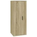 Dulap TV montat pe perete, stejar sonoma, 40×34,5×100 cm