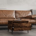 Mese laterale 2 buc. stejar fumuriu 50x46x35 cm lemn prelucrat
