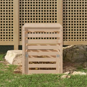 Compostor, 63,5×63,5×77,5 cm, lemn masiv de pin