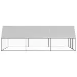 Coteț de păsări pentru exterior, 3x6x2 m, oțel zincat