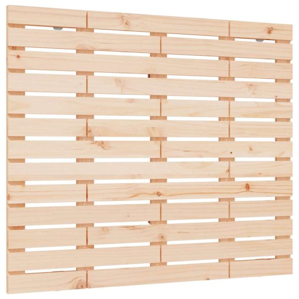 Tăblie de pat pentru perete, 126x3x91,5 cm, lemn masiv de pin