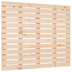 Tăblie de pat pentru perete, 141x3x91,5 cm, lemn masiv de pin