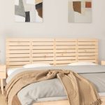 Tăblie de pat pentru perete, 166x3x63 cm, lemn masiv de pin