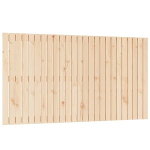 Tăblie de pat pentru perete, 159,5x3x90 cm, lemn masiv de pin