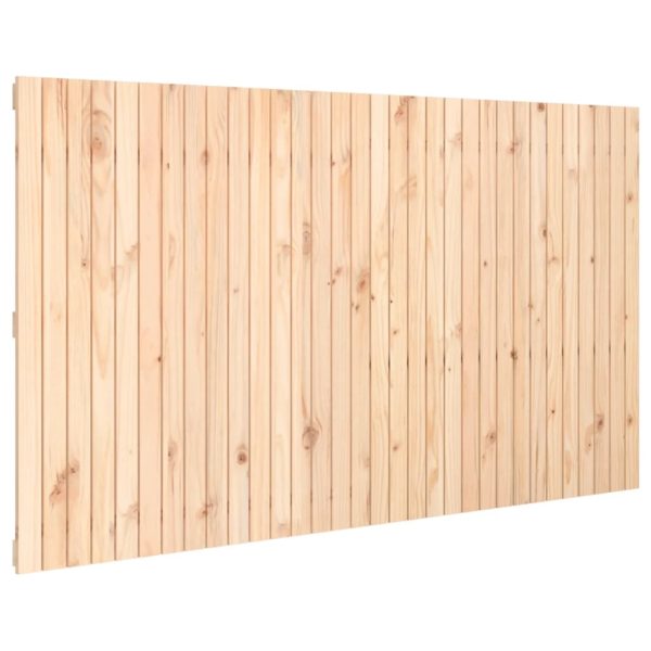 Tăblie de pat pentru perete, 204x3x110 cm, lemn masiv de pin