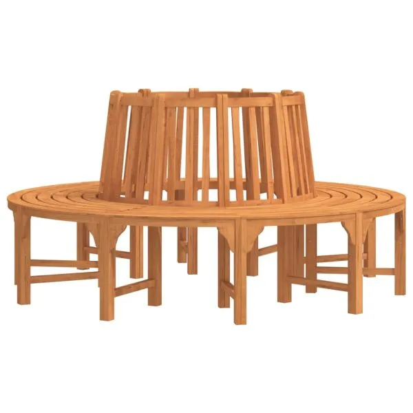 Bancă de copac rotundă, Ø208 cm, lemn masiv de eucalipt
