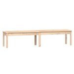 Bancă de grădină 2 locuri, 203,5x44x45 cm, lemn masiv de pin