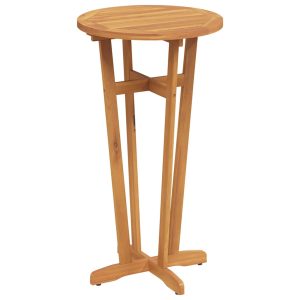 Masă de bar de grădină, Ø60×105 cm, lemn masiv de acacia