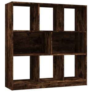 Bibliotecă, stejar fumuriu, 97,5×29,5×100 cm, lemn prelucrat