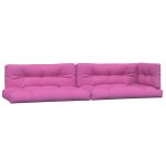 Perne de paleți, 5 buc., roz material textil