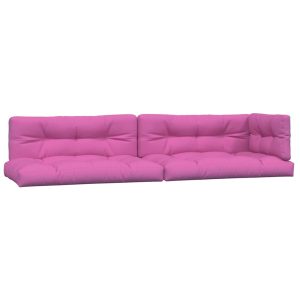 Perne de paleți, 5 buc., roz material textil