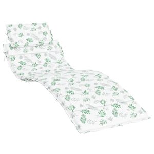 Pernă de șezlong, model frunze, textil Oxford