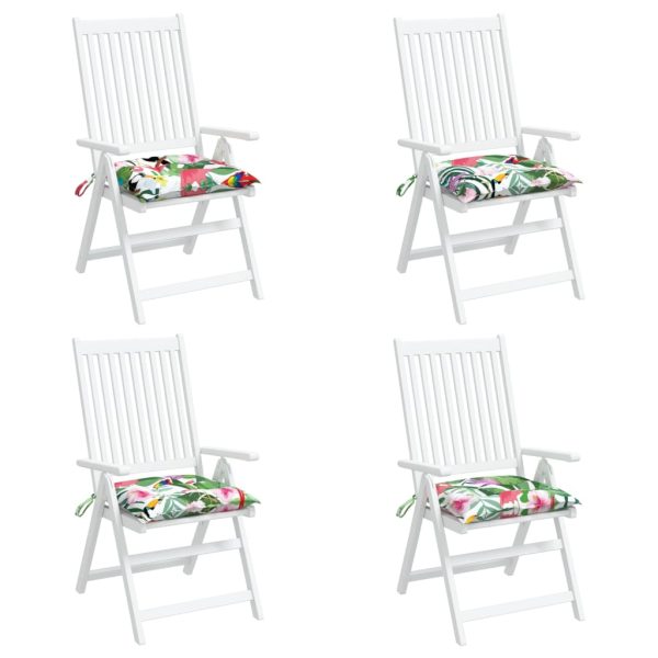 Perne de scaun, 4 buc., multicolor, 50x50x7 cm, textil oxford