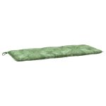 Pernă bancă de grădină, model frunze, 120x50x7 cm, textil