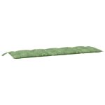 Pernă bancă de grădină model frunze, 180x50x7 cm, textil oxford
