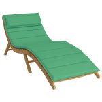 Pernă de șezlong, verde, 180x60x3 cm, textil Oxford