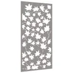 Decor de perete 105×55 cm design frunze arțar oțel Corten
