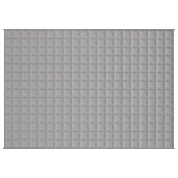 Pătură grea, gri, 135×200 cm, 10 kg, material textil
