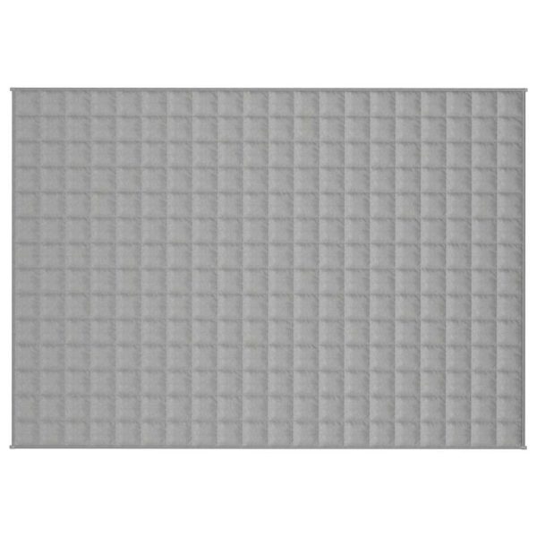 Pătură grea, gri, 140×200 cm, 10 kg, material textil