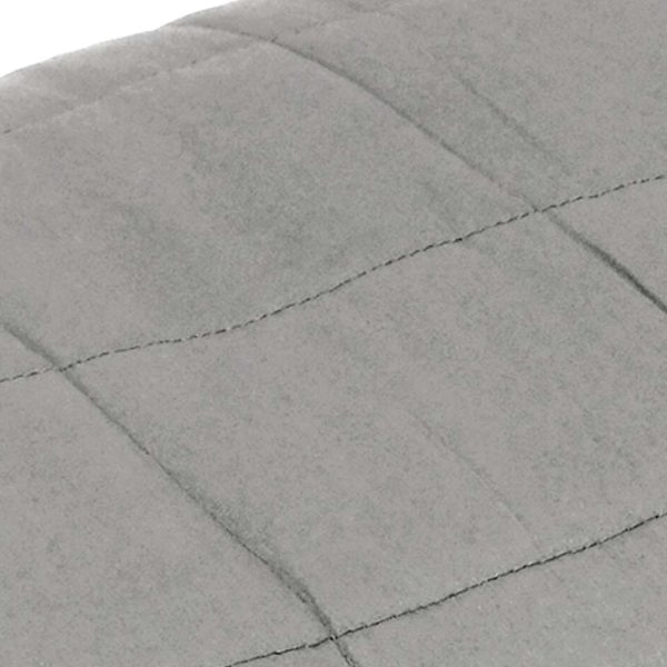 Pătură grea, gri, 140×200 cm, 10 kg, material textil
