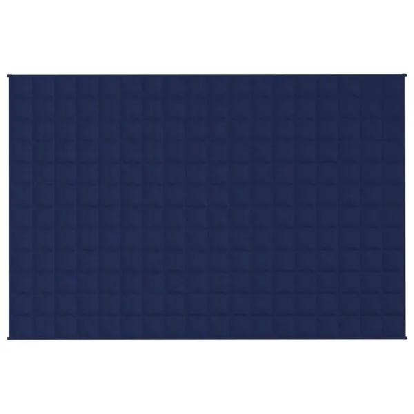 Pătură anti-stres, albastru, 122×183 cm, 9 kg, material textil