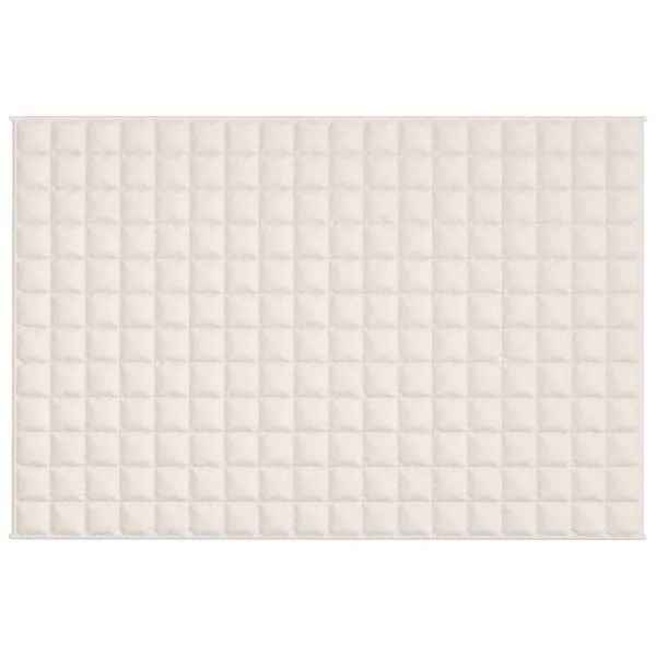 Pătură grea, crem deschis, 122×183 cm, 9 kg, material textil