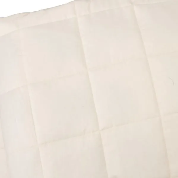 Pătură grea, crem deschis, 220×230 cm, 11 kg, material textil
