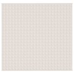 Pătură grea, crem deschis, 220×230 cm, 15 kg, material textil