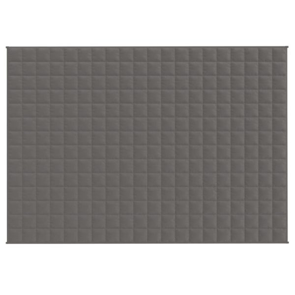 Pătură grea, gri, 135×200 cm, 6 kg, material textil