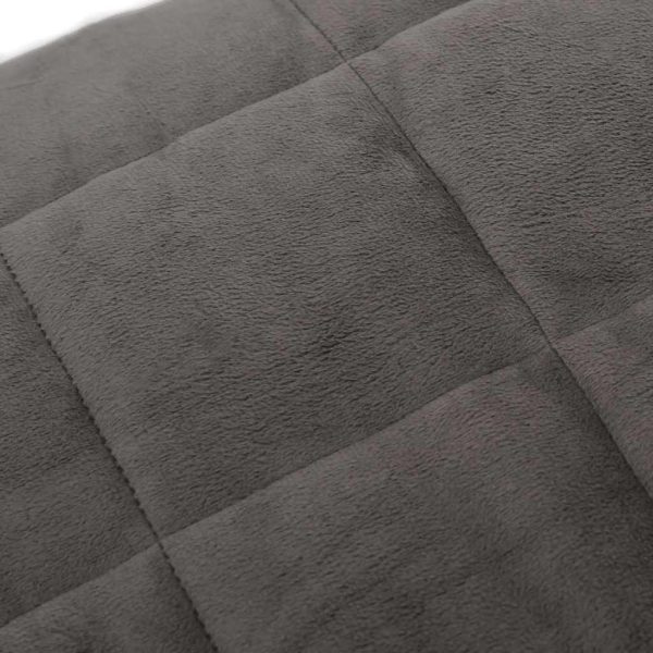 Pătură anti-stres, gri, 220×240 cm, 11 kg, material textil