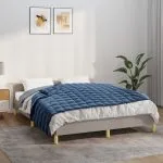 Pătură anti-stres, albastru, 137×200 cm, 10 kg, textil