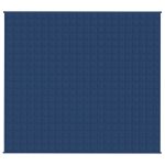 Pătură grea, albastru, 200×220 cm, 13 kg, textil