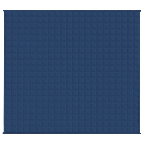 Pătură grea, albastru, 200×220 cm, 13 kg, textil