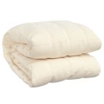 Pătură grea, crem deschis, 122×183 cm, 5 kg, textil