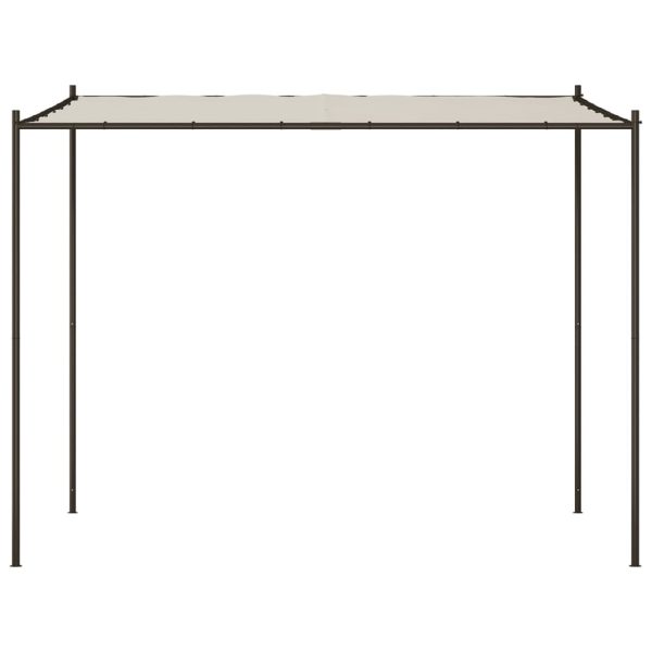 Foișor, alb, 3×3 m, 180 g/m², material textil și oțel
