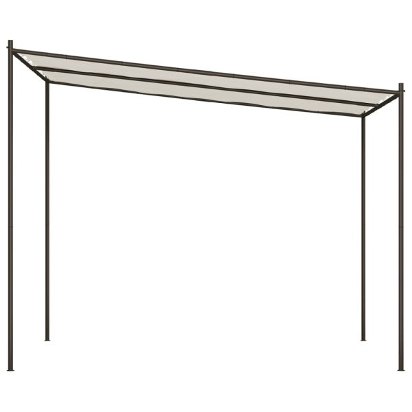 Foișor, alb, 3×3 m, 180 g/m², material textil și oțel
