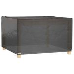 Husă pentru mobilier de grădină, 8 ocheți, 125x125x75 cm pătrat