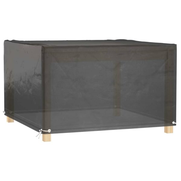 Husă pentru mobilier de grădină, 8 ocheți, 125x125x75 cm pătrat