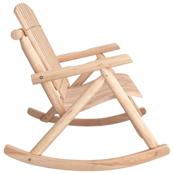 Bancă balansoar cu 2 locuri, 123x96x102 cm, lemn masiv molid