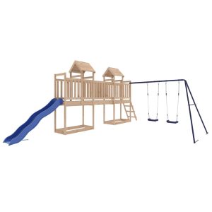 Set de joacă pentru exterior, lemn masiv de pin