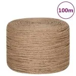 Funie de iută 100 m lungime, 8 mm grosime